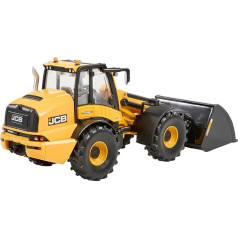 Телескопический погрузчик на колесах Britains JCB TM420S - реплика в масштабе 1:32 - литой металлический и пластиковый игрушечный трактор - JCB для возр
