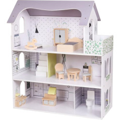 Кукольный дом Анны Полностью меблированный кукольный дом 3 уровня с мебелью