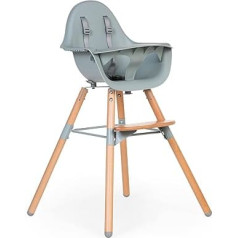 CHILDHOME, детский стульчик для кормления, растет вместе с ребенком, от 6 месяцев, регулируется по высоте, 5-точечные ремни безопасности, множест