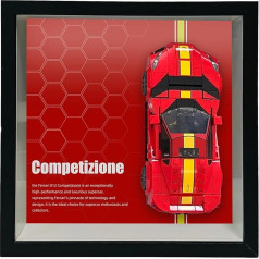 iCUANUTY Дисплейная доска для Lego Speed Champions Ferrari 812 Competizione 76914 (без моделей), Декоративные картины для взрослых, Идеи подарков для энтузиастов Lego Car 