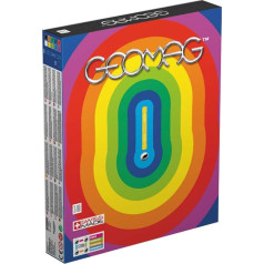 Игрушка Geomag Masterbox Large 189 магнитных стержней, красный, коробка 248 шт.