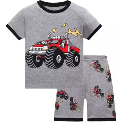 Комплекты одежды для мальчиков - Мальчики Джентльмен Плед Экипировка Мягкий Хлопок Смесь Короткие Спортивные Футболка и Шорты Набор Гавай