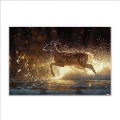 Пазл 2000 деталей Олень Животное Пазл Взрослый Изысканный Классический Деревянный Пазл Взрослые, Пазл Игры для Всей Семьи, Деревянный Пазл о