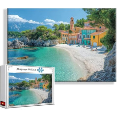 Пазл Океанский пейзаж 1500 деталей, большой XXL 87 x 57 см, пазлы для взрослых, классические пазлы для взрослых, мальчиков, девочек, игры на ловкос