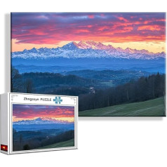 Пазл Пейзаж Горы 2000 деталей Большой XXL 100 x 70 см, пазл Искусство Невозможное Взрослым Задача, Классический Пазл Взрослым, Мальчикам, Девочкам