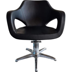 Парикмахерское кресло с регулируемой высотой и крестообразным основанием из литого алюминия, парикмахерское кресло с гидравликой, парикм