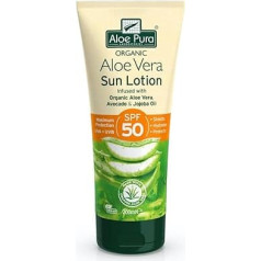 Aloe Pura Organic Aloe Vera Sun Lotion SPF50 High Protection 200 мл