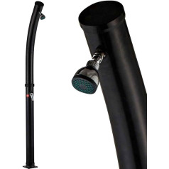 BAKAJI Солнечный душ садовый бассейн открытый кемпинг 20 л с регулируемой душевой головкой горячая вода смеситель коннектор для сада размер 214