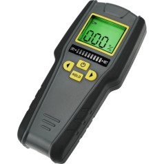 Бесконтактный измеритель влажности 4-в-1, цифровой ЖК-дисплей с трехцветной гистограммой для гипсокартона, кирпичной кладки, древесины хво