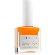 Лак для ногтей NAIL KIND Halal Orange, устойчив к сколам, быстро сохнет, 8 мл