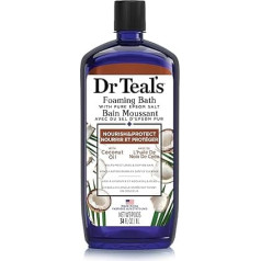 Dr. Teals Пенящаяся ванна с кокосовым маслом, 34 унции