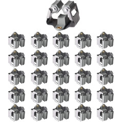 Настенный держатель для инструментов 3-H, настенный держатель для швабр/веников/садовых инструментов для стен, каменной кладки/дверей - до 4 