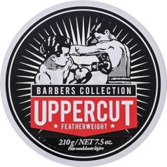 Uppercut Deluxe Featherweight Maxi Paste Men, Feather-Light Water-Based Volume Hair Styling Paste, продукт для укладки волос с низким уровнем блеска и сильной фиксацией для мужчин, 210 г