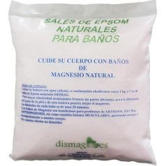 Соль Эпсома для ванн, соли Эпсома в мешках по 4 кг, соли Эпсома и уход за телом Концентрированный источник природного магния 100% чистые соли д