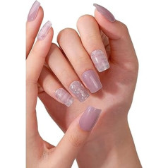 Гелевая фольга для ногтей со светящимися формами звезд, модные и практичные наклейки для ногтей