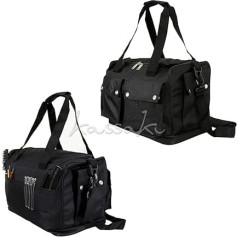 Парикмахерская сумка Kassaki Сумка для хранения инструментов парикмахерского салона в черном цвете