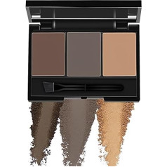 Пудра для бровей Набор для формирования бровей Brow Definer Powder Eyebrow Filler Dark Brown Light Brown Eyebrow Powder Palette Set with Brush and Mirror