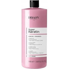 Восстанавливающий шампунь с кератином (на растительной основе) и керамидами, 1000 мл Dikson
