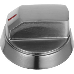 Abaodam Knopf Für Gasherd Küchenherdknopf Backofen Herdknopf Ersatz-bedienknöpfe Backofenknöpfe Ersatz Range-ersatzknöpfe Brennerknöpfe Bedienknöpfe Aus Metall Silver Zinklegierung
