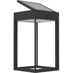 EGLO Suzzara LED Outdoor Wall Light, наружный светильник на солнечных батареях с датчиком движения, наружный светильник на солнечных батареях прямоугольн