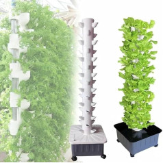 GFF 15 слоев 45 отверстий Гидропонная башня набор Гидропонная система посадки Гидропонная вертикальная система посадки Гидропоника башня Ги