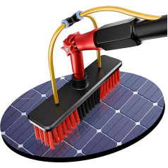 Телескопическая щетка для мытья, длина 4,6 м, изготовлена из алюминия, идеально подходит для уборки зимнего сада, чистки крыши патио, а также 