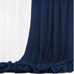 Темно-синий Сыротка декоративная ткань для бегуна стола Свадебная арка валанс мягкий тонкий драпировки ткани DIY Сыротка ткань для стула са