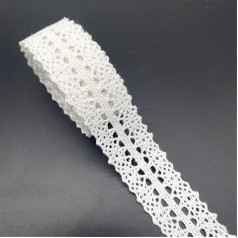 2 метра 10 мм-50 мм хлопок вязание кружева отделка ленты ручной работы