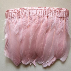 Тканевый пояс из гусиного пера, 1-2 ярда, ленты из крашеного гусиного пера, длина 15-20 см, тканевый пояс из гусиного пера, танцевальное платье, 