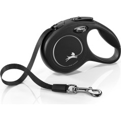 Автоматический поводок new classic cat xs rope 3 m - поводок для кошек, цвет черный