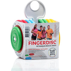 FINGERDISC - Игры для метания мишеней для 4 игроков - Сверхпрочные диски с высоким захватом для всех поверхностей - Официально одобрены для чемпи