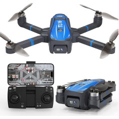 Toladrone TL16 Дрон с 4K HD камерой для взрослых, бесщеточный двигатель, оптическое позиционирование потока, удержание высоты, складной RC Quadcopter Дро