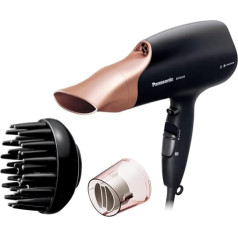 Фен Panasonic EH-NA65CN Nanoe с диффузором, насадкой для быстрой сушки и стайлинга, 3 скорости и 4 уровня температуры, для видимого блеска, мощность 2000 В