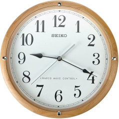 Настенные деревянные часы Seiko QXR303Z с радиоуправлением