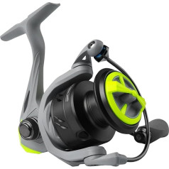 FREOJGU Angelrolle Spinnrolle, 12 kg maximale Zugkraft, Graphitrolle, 9 + 1 Kugellager, 5,2:1 Übersetzungsverhältnis, Angelrolle for Barsch, Barsch und Hecht (Grey,3000 Series)