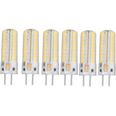 Fafeicy светодиодные лампы кукурузы, упаковка из 6 7 Вт AC DC12 V светодиодные лампы GY6.35 держатель лампы 700 лм 72 светодиодов 360 градусов светодиодны