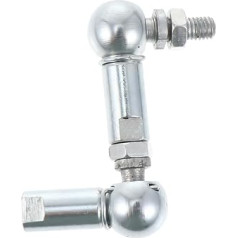 OKUMEYR Упаковка из 2 шариковых шарниров M5, для правшей, серебристый, прочный шаровой шарнир из высококачественного материала, идеально подход
