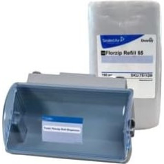 Одноразовые салфетки Diversey Taski Florzip Dispenser 65 салфеток + 150 одноразовых салфеток белые пропитанные маслом (65 х 25 см)