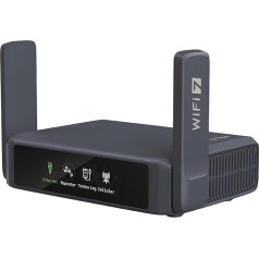 GL.iNet GL-BE3600 (Slate 7) Tragbarer Router, Dualband-WLAN-7-Gigabit-Router im Taschenformat, OpenVPN und Wireguard für öffentliches WLAN/Hotel-WLAN, Geeignet für Business/Kreuzfahrt/RV/Flugzeug