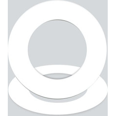 GASKET24 Уплотнение PTFE-Virginal EN 1514-1 IBC DN 80; PN 6 132 x 89 x 2 (упаковка из 50)