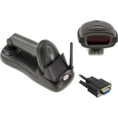 XL Scan XL9310 Беспроводная ручная насадка для душа с лазерным считывателем штрих-кодов 32 бита - Дальность 300 м - 100 сканов / сек - Подключение RS232 - П