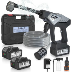 Аккумуляторная мойка высокого давления, мобильная мойка высокого давления с 2 батареями, Hydro Blast, мойка высокого давления с 6 в 1 многофункци