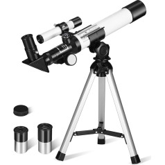 Telescopio De Niños Astronómicos, детский телескоп F40040 Телескоп астрономический со штативом, искателем и компасом, 20 x 32, телескоп для детей и начинающих