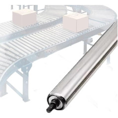 ZIUSFAC конвейерной ленты опорные ролики 25 мм 60 мм диаметр замена трубки металлический ролл гравитации конвейерной ленты ролл 1 шт. ролик конв