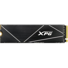 XPG ADATA GAMMIX S70 Blade 1TB PCIe Gen4x4 M.2 2280 SSD Black Heat Spreader 3D Graphics Editing and High-End Gaming PS5 Upgradation, AGAMMIXS70B-1T-CS, Black
