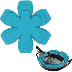 Pfannenschutz для скрепления Töpfen и Pfannen, sofortiges Topfzubehör, größere und dickere Filz-Topf-Trenner, Pfannenteiler, rutschfest, zum Stapeln und Schützen, 6 Stück