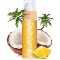 COCOSOLIS Pineapple Tanning Accelerator - Органическое масло для загара с витамином Е и ароматом ананаса для быстрого интенсивного загара - Усилитель загара 