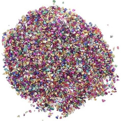 TOGEVAL 1tasche Unregelmäßige Glas-epoxidfüllstoffe Für Nageldesign Maniküre Charms Kreative Nagelkunst-zubehör Für Einzigartige Styles Und Muster Für Schmuckherstellung Und