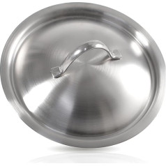 Kerafactum® крышка для кастрюли из нержавеющей стали замена крышки для сковороды универсальная крышка для кастрюли запеканки сковороды вок ка