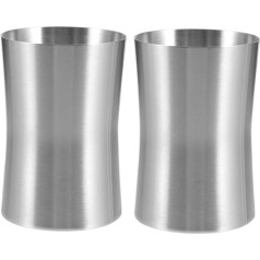 Zerodeko 2 Stück Mundspülbecher Becher für Badezimmer und Reisen Unzerbrechliche Tassen für Mundspülung Elegant und Vielseitig Einsetzbar